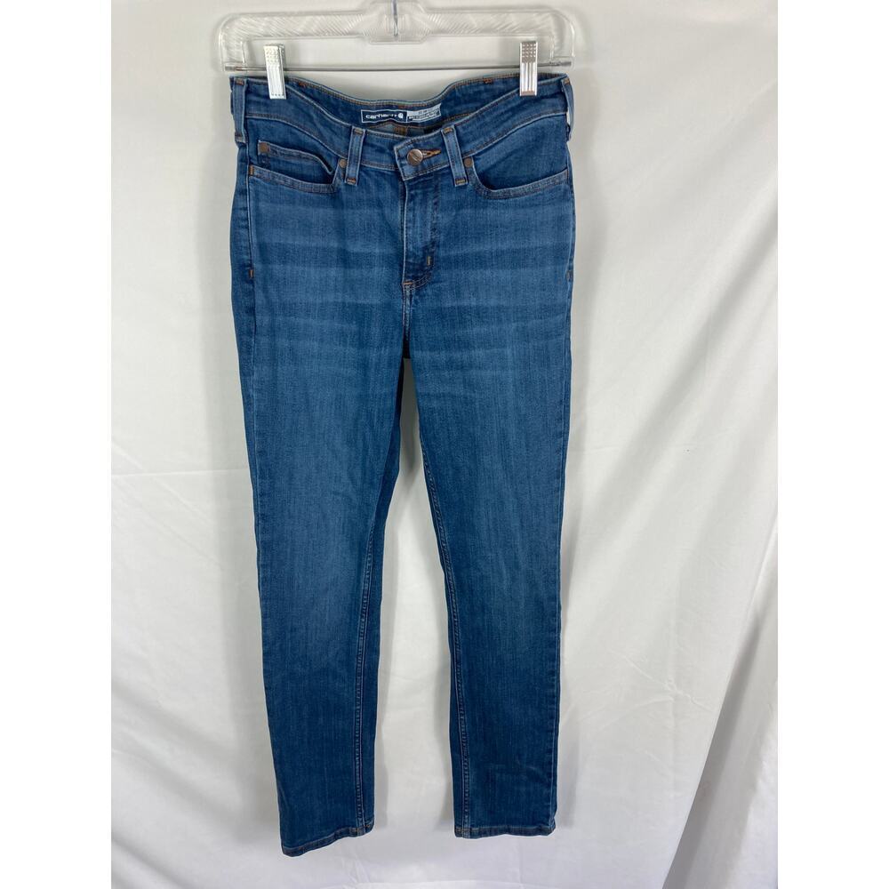 Carhartt Rugged Flex Slim-Fit Tapered Jeans Size 4 - Laurel - Picture 2 of 6
